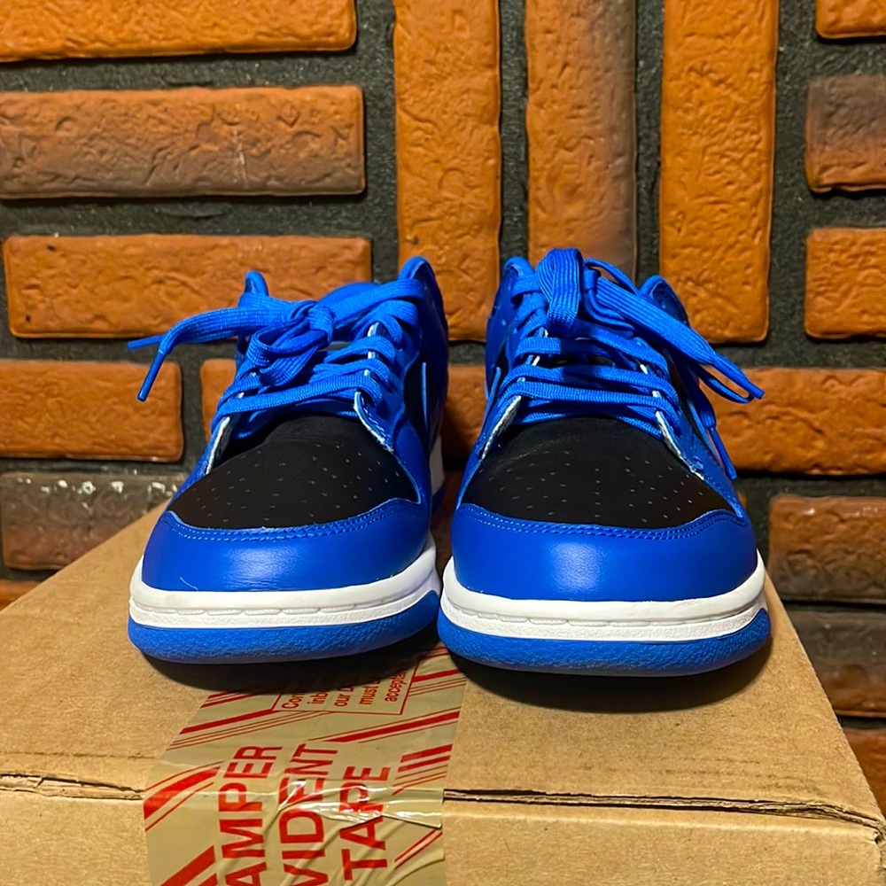 Nike Dunk Low Black/Hyper Cobalt-White